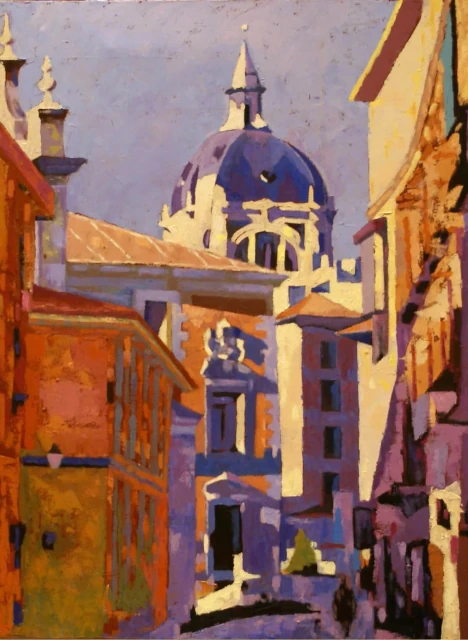 Felipe San Pedro - Calle Sacramento. Óleo sobre lienzo